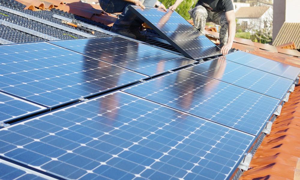 panneaux solaires photovoltaïques